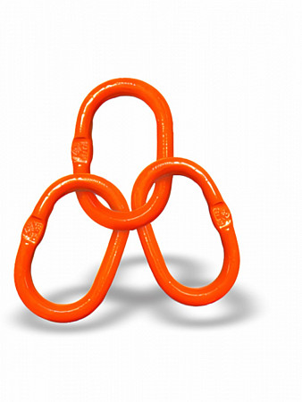 Elo de sustentação com 2 sub-elos longos para cintas e cabos de aço (ESSA)